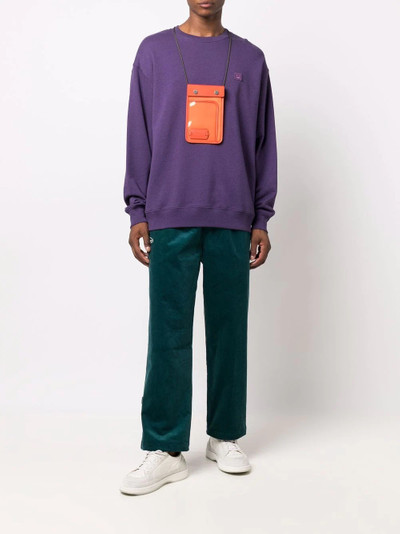 PUMA corduroy straight-leg trousers outlook