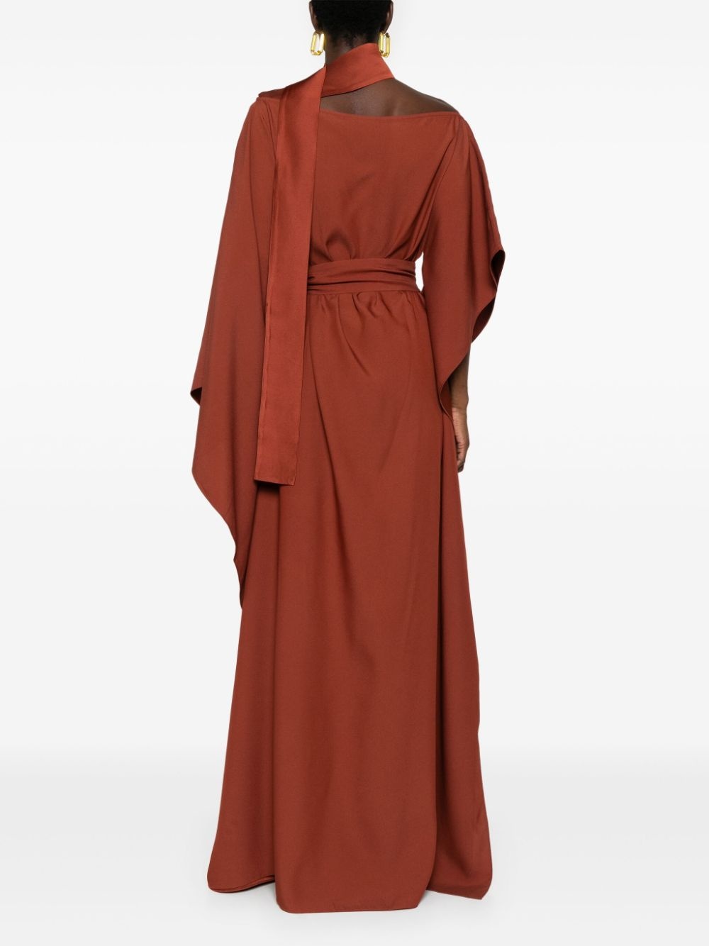 belted maxi dress - 4