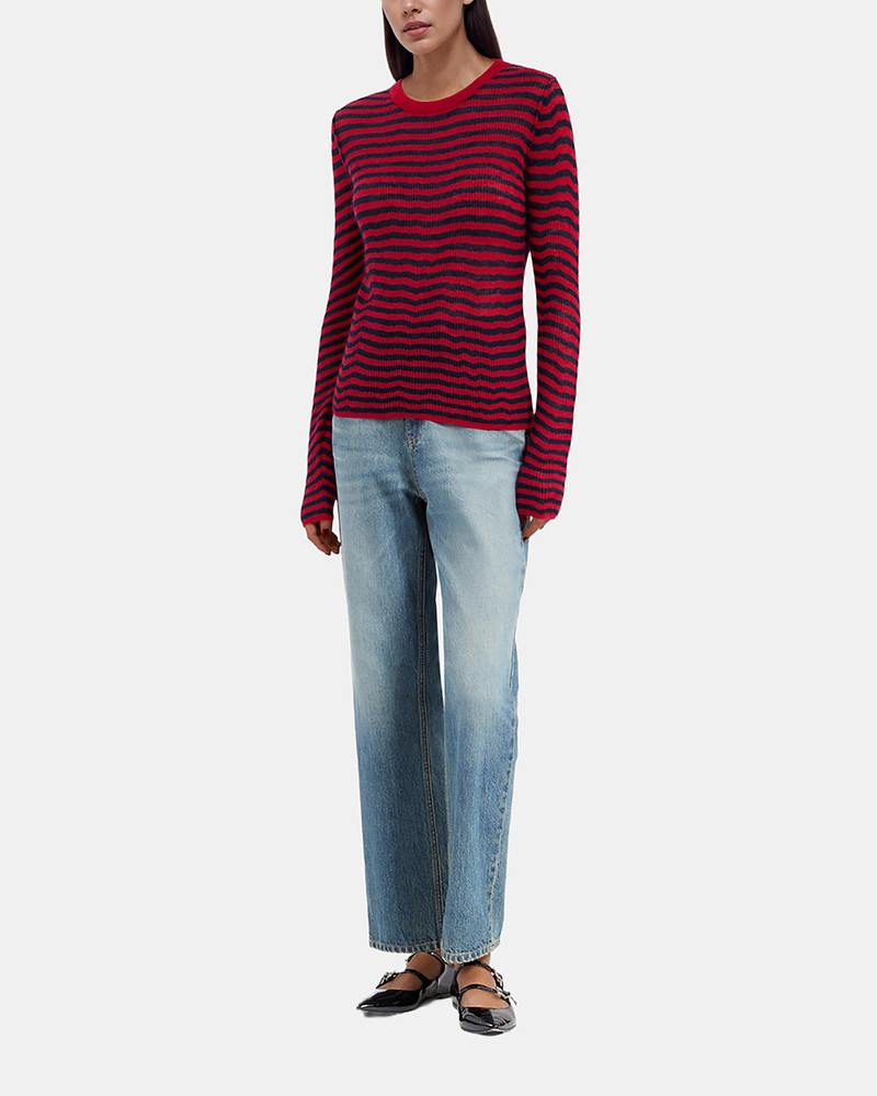 STRIPED MOHAIR SWEATER 5