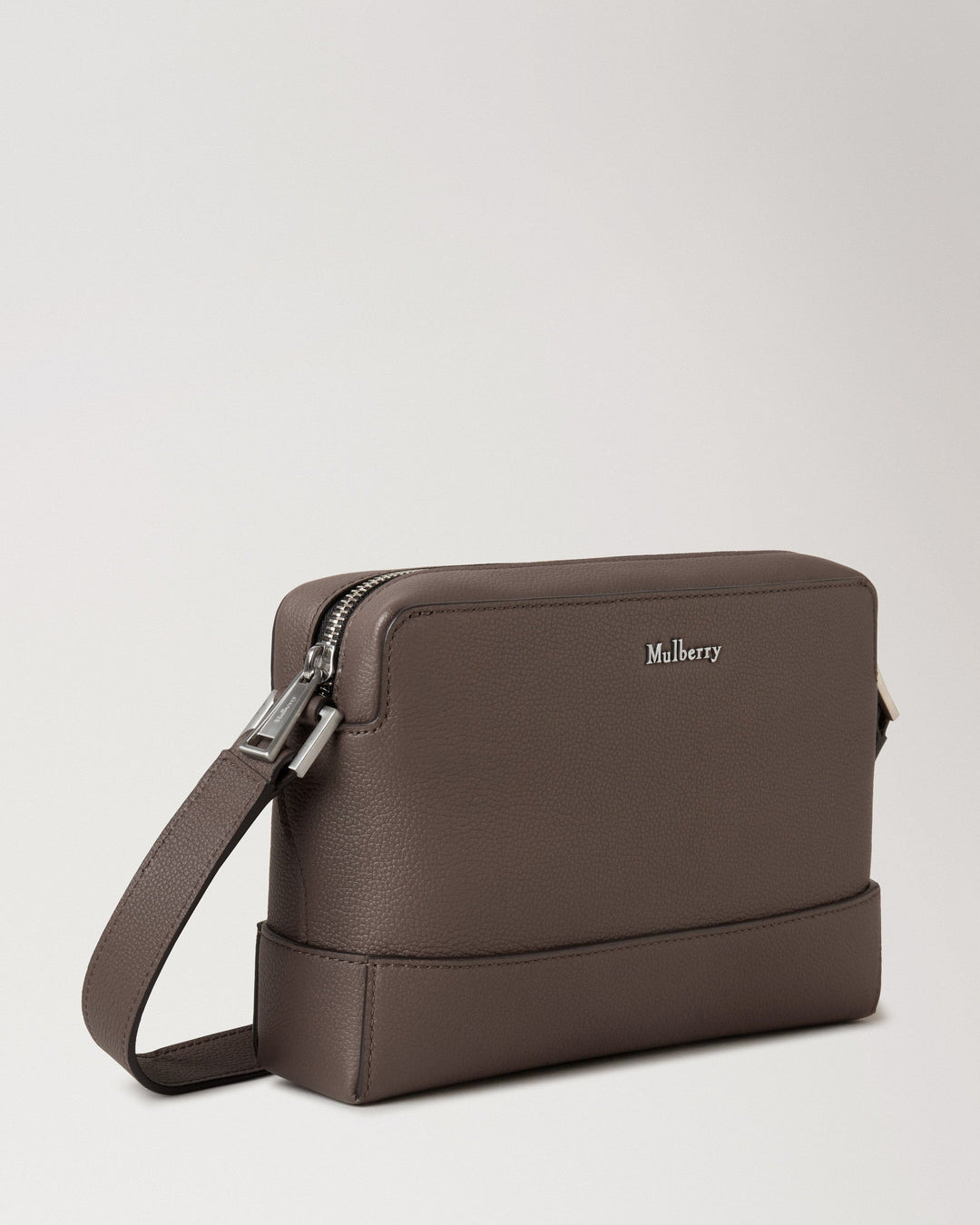 Small Farringdon Messenger Taupe Brown Small Pebble Grain - 4