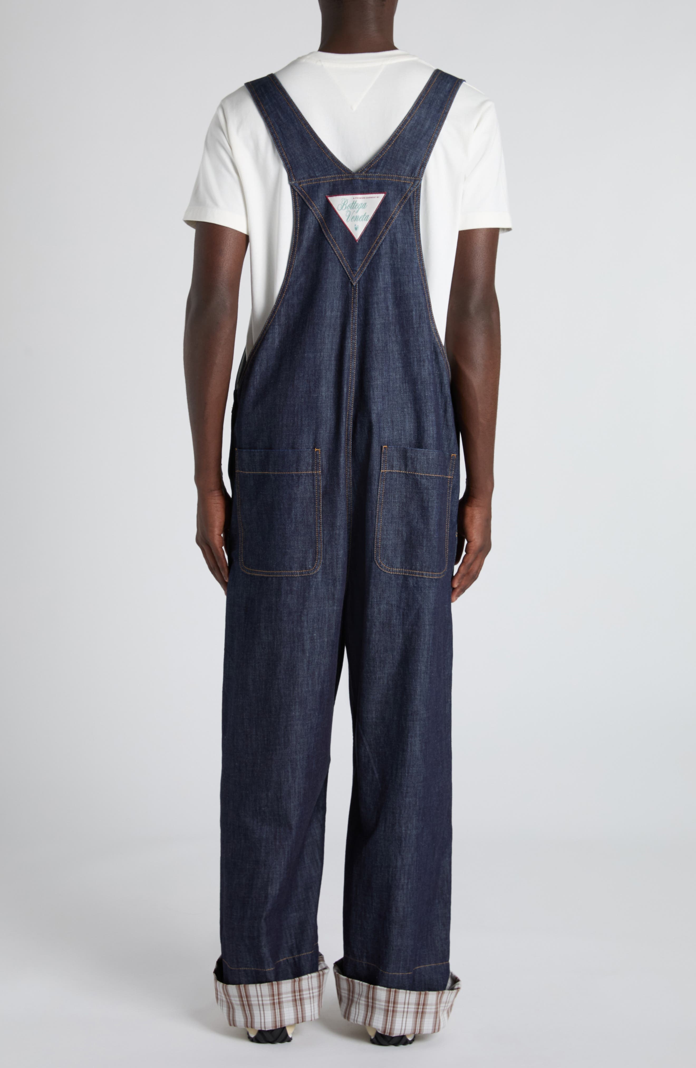 Bottega Veneta Denim Overalls in 4245 Indigo at Nordstrom - 4