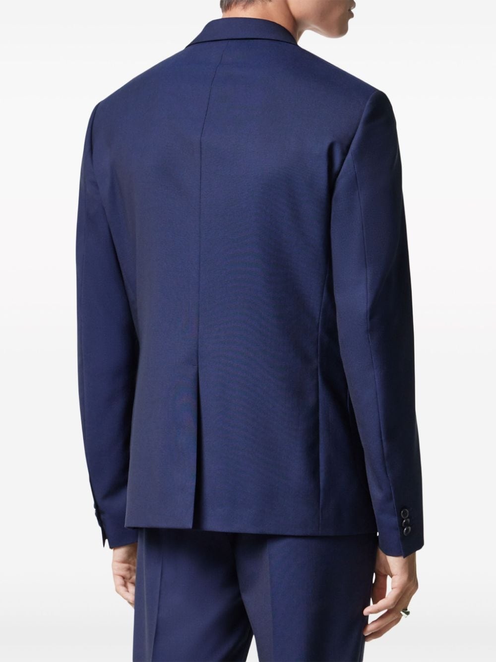 Medusa Head single-breasted wool blazer - 3