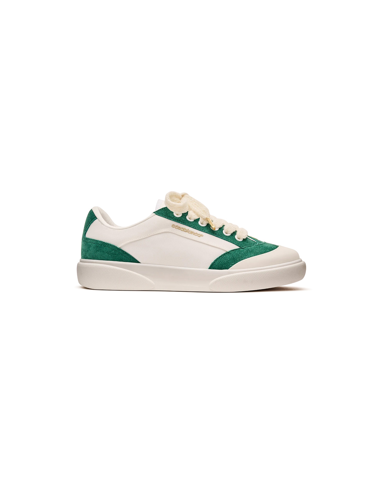 Men's Del Mar White & Green Sneaker | Casablanca Paris - 9