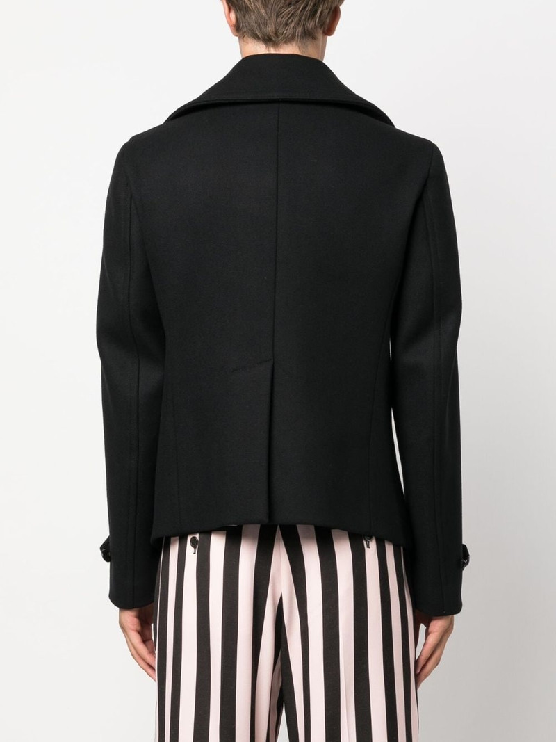 double-breasted buttoned coat 4