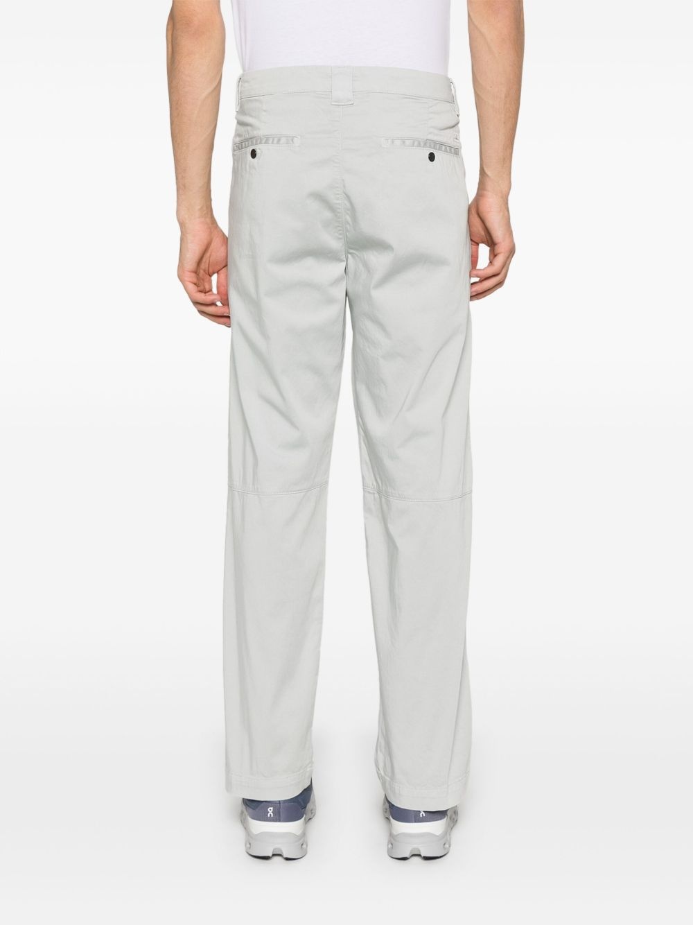 Sateen straight-leg trousers - 4