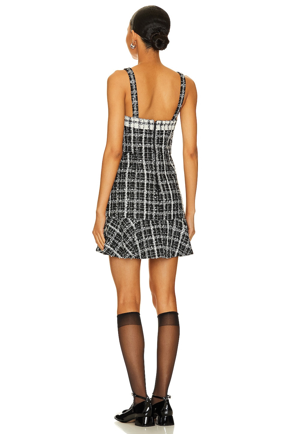 Kaidra Square Neck Mini Dress - 3