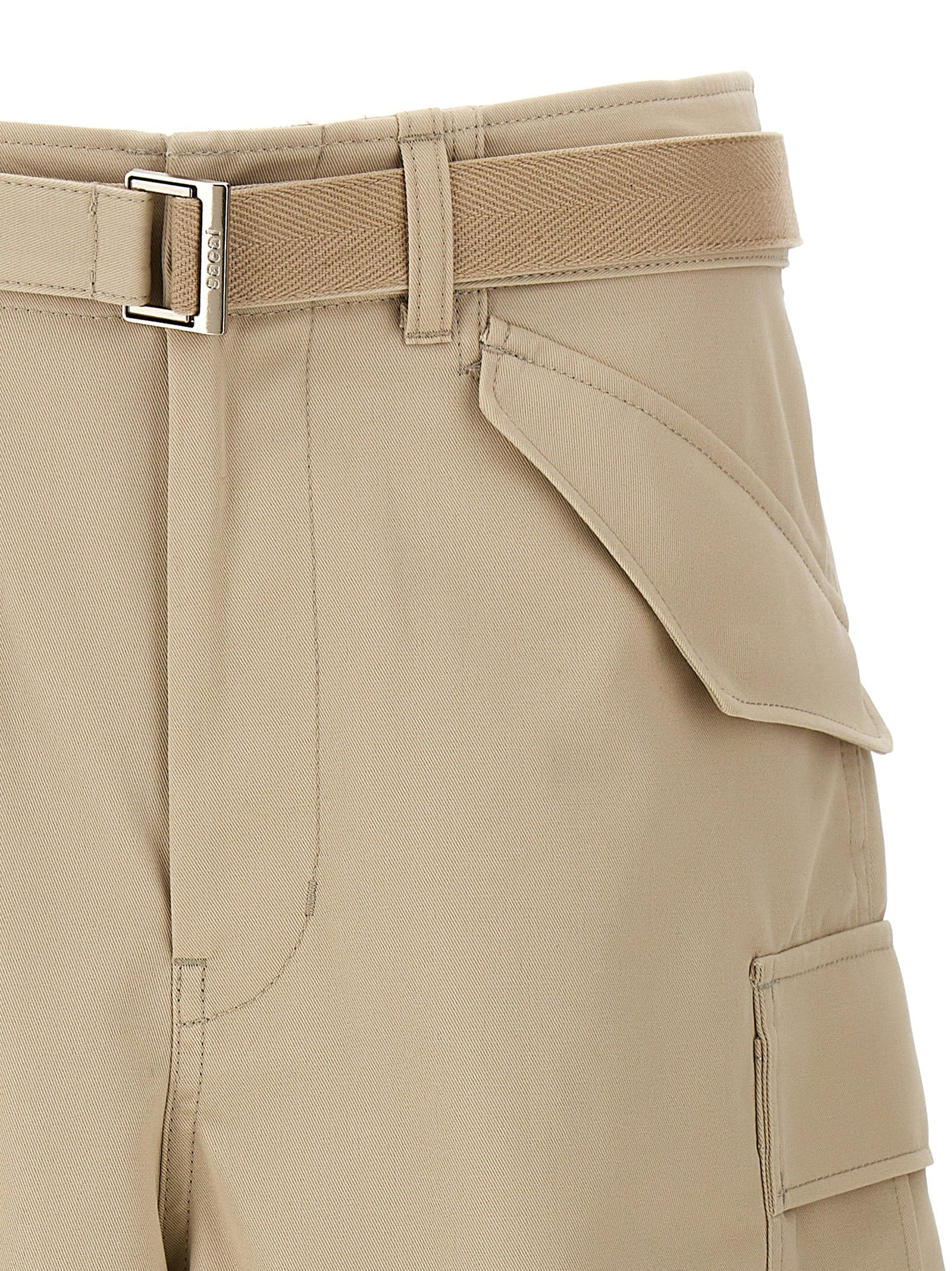 Sacai Men Cargo Bermuda Shorts - 3