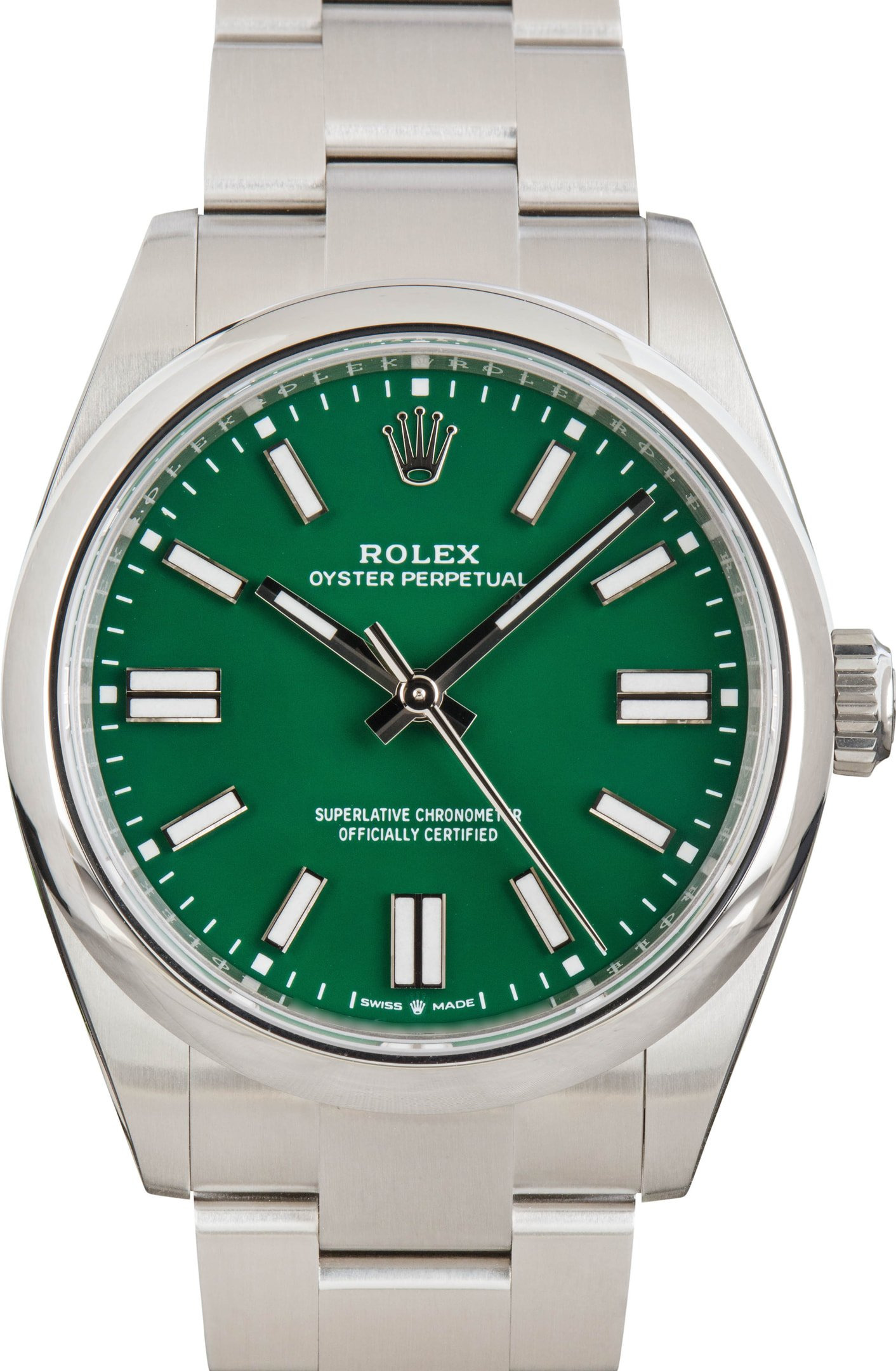 Rolex Oyster Perpetual 41 134300 Green Dial - 1