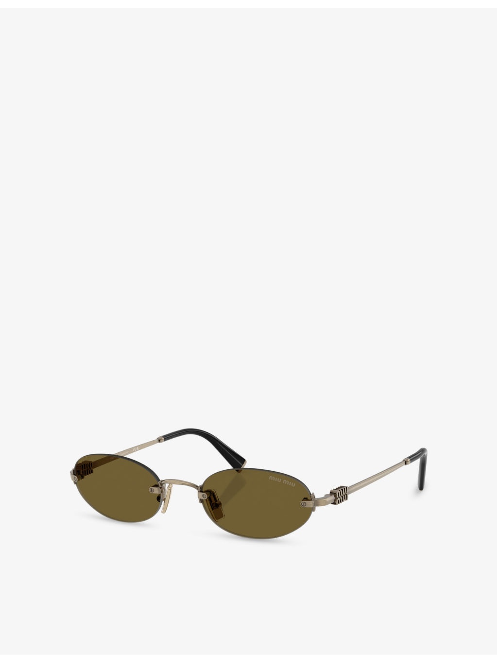 A54S Oval-Frame Metal Sunglasses - 2