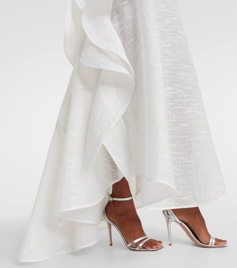 Délice Wave ruffled maxi dress 6