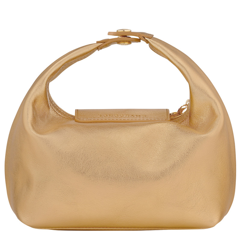 Le Pliage Xtra Handbag Gold - Leather 4