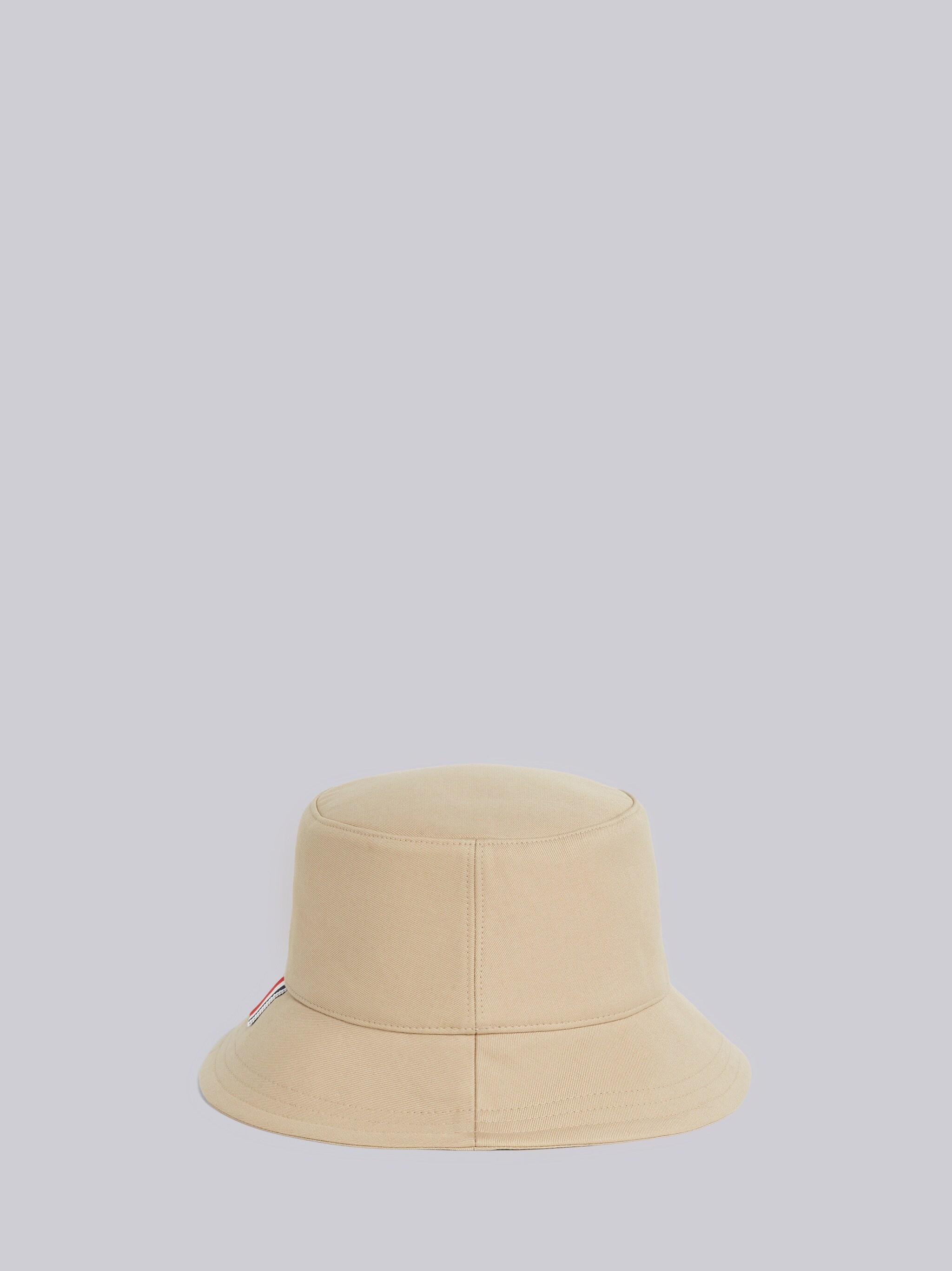 Camel Cotton Suiting Engineered 4-Bar Bucket Hat - 3