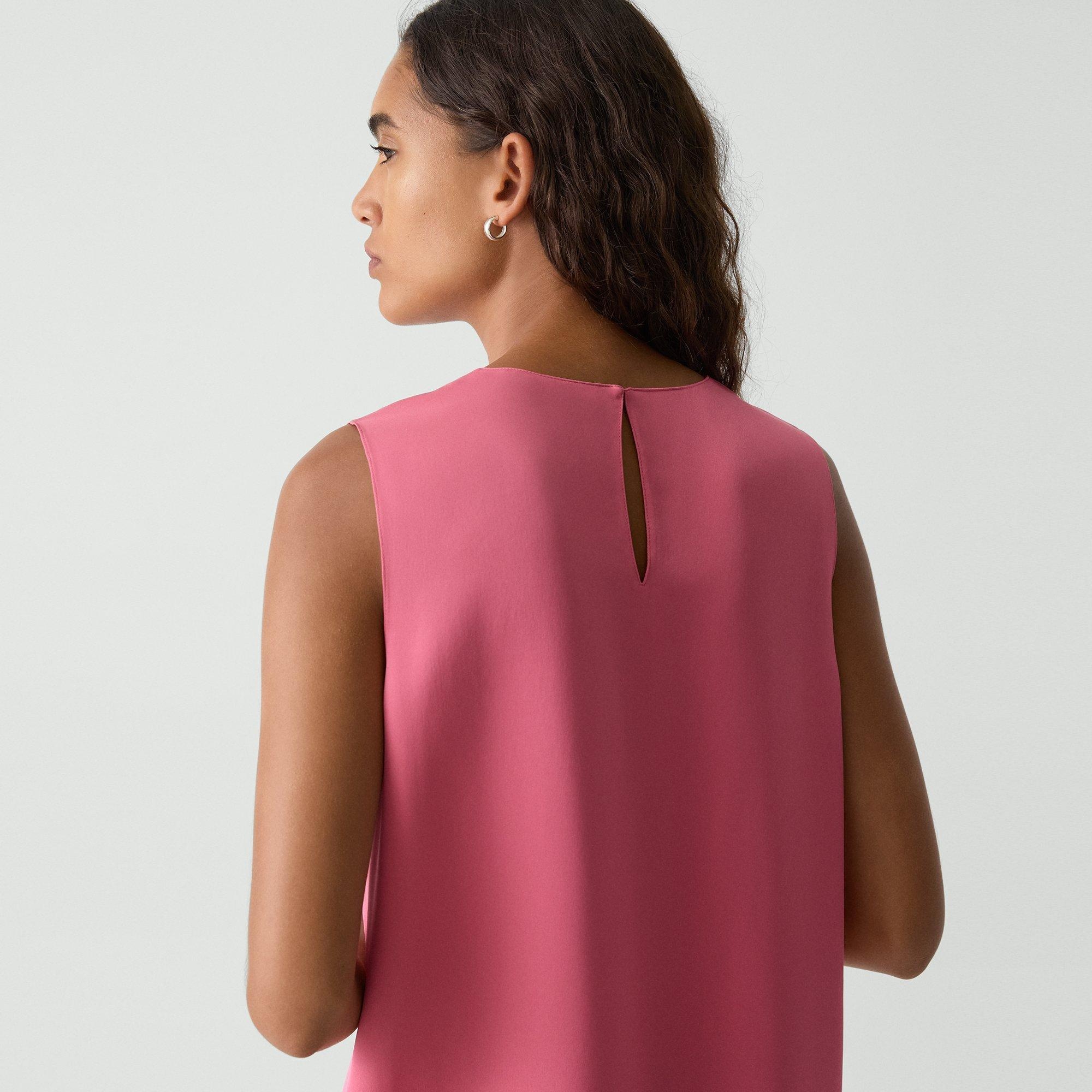 Shell Top in Silk Georgette - 5