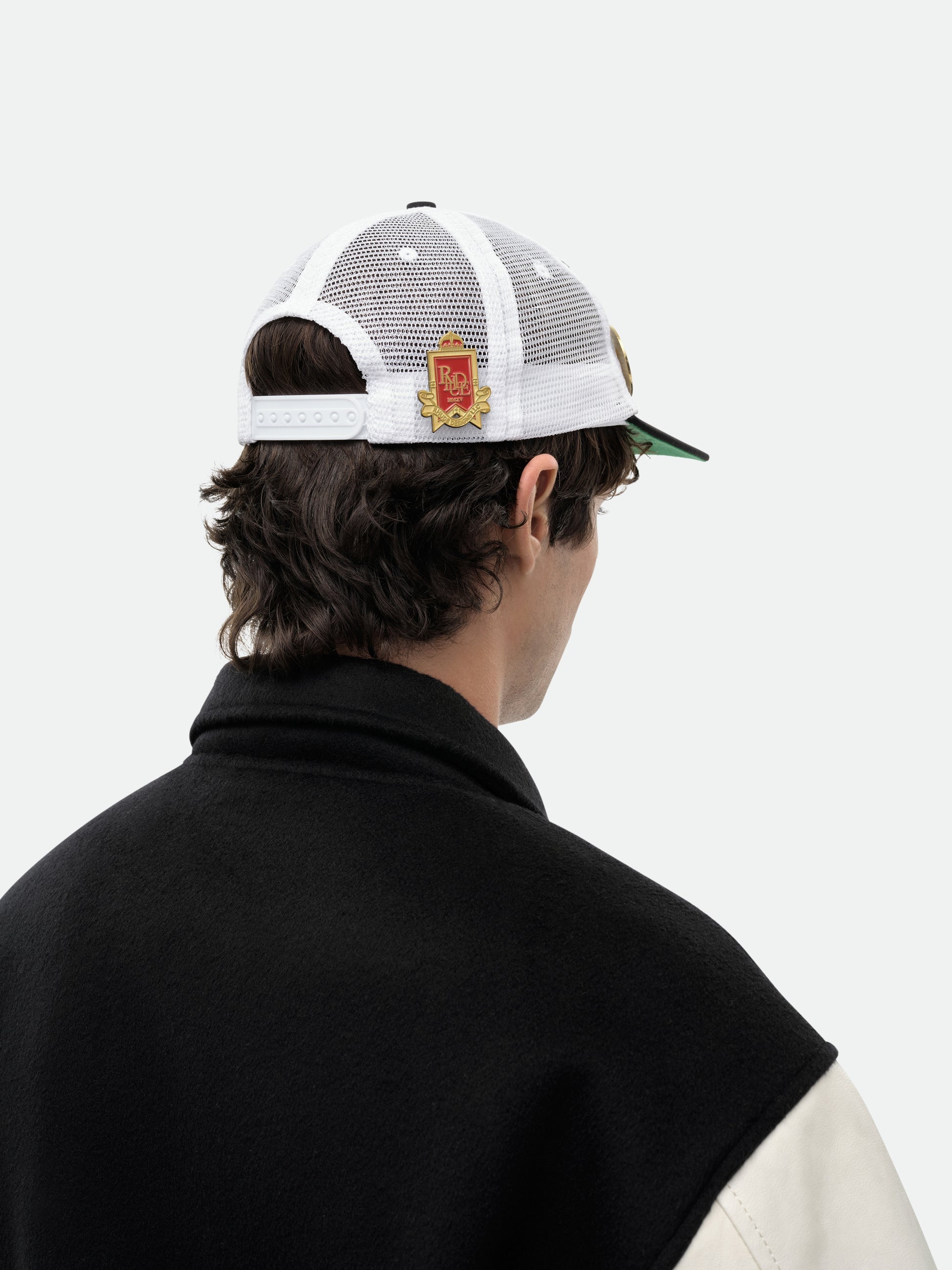 RHUDE PATCH MESH TRUCKER HAT - 4