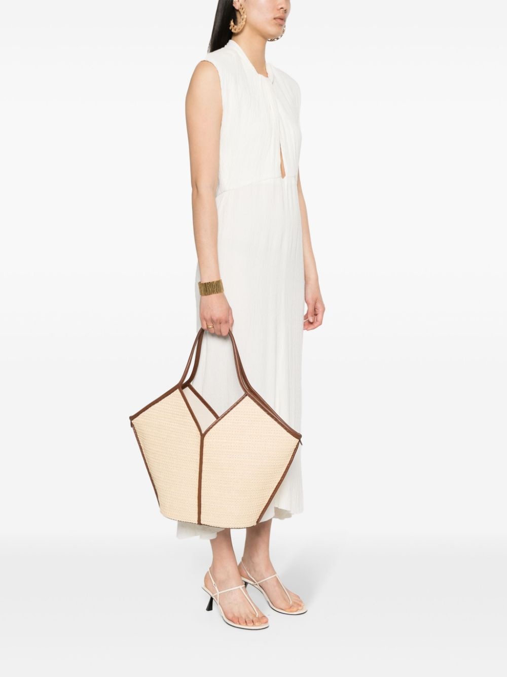 Hereu Women Calella Rafia Tote Bag - 2