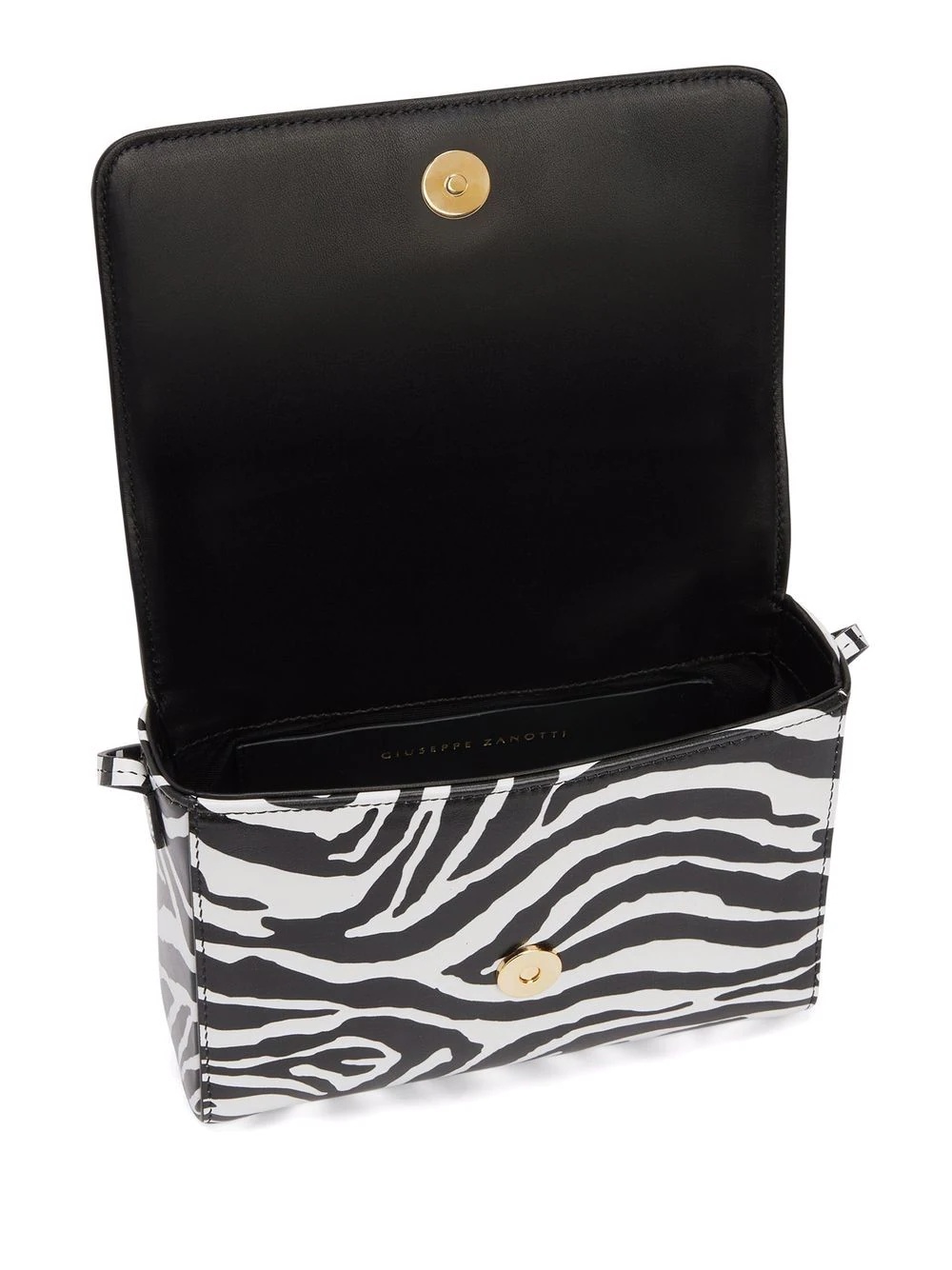 Thabit zebra-print crossbody bag - 5