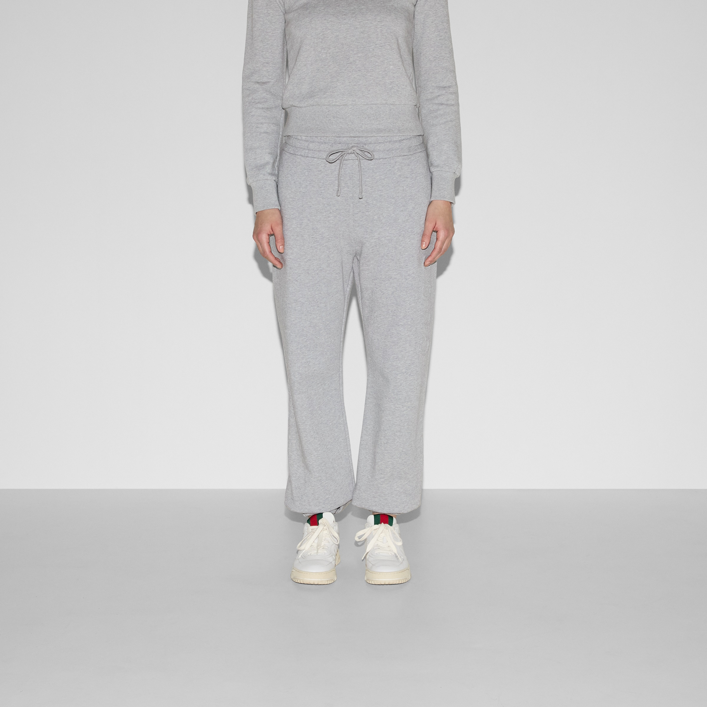 Cotton jersey jogging pants - 3