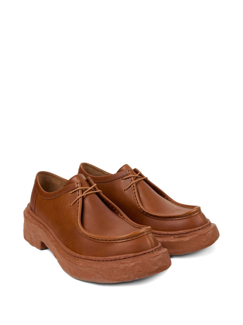 CAMPERLAB lace-up leather platform shoes outlook