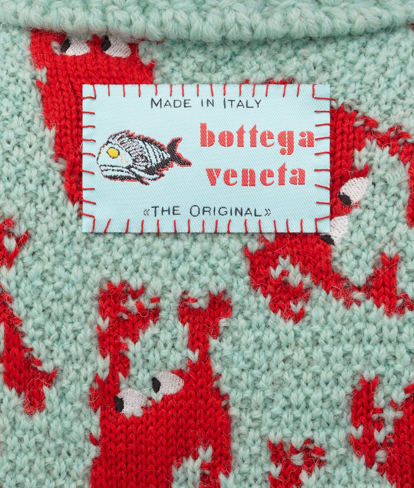 Jacquard Crabs Wool Jumper - 4