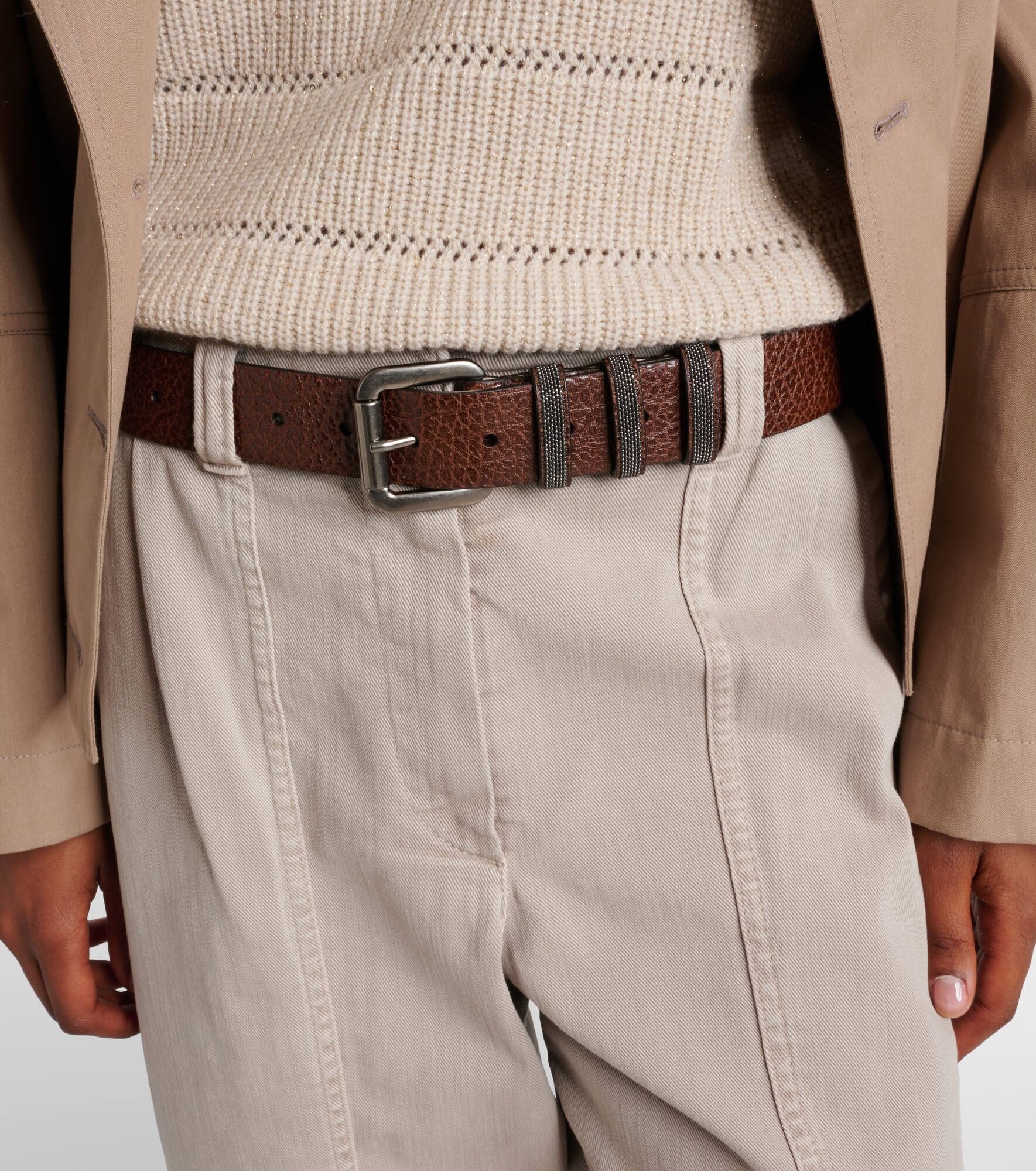 Monili leather belt - 4
