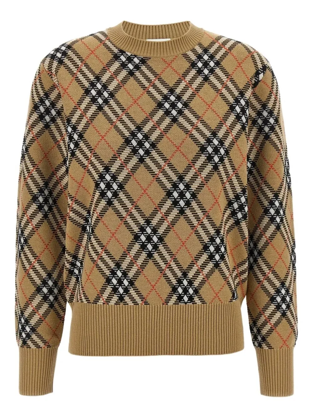 WOOL CHECK PULLOVER - 1