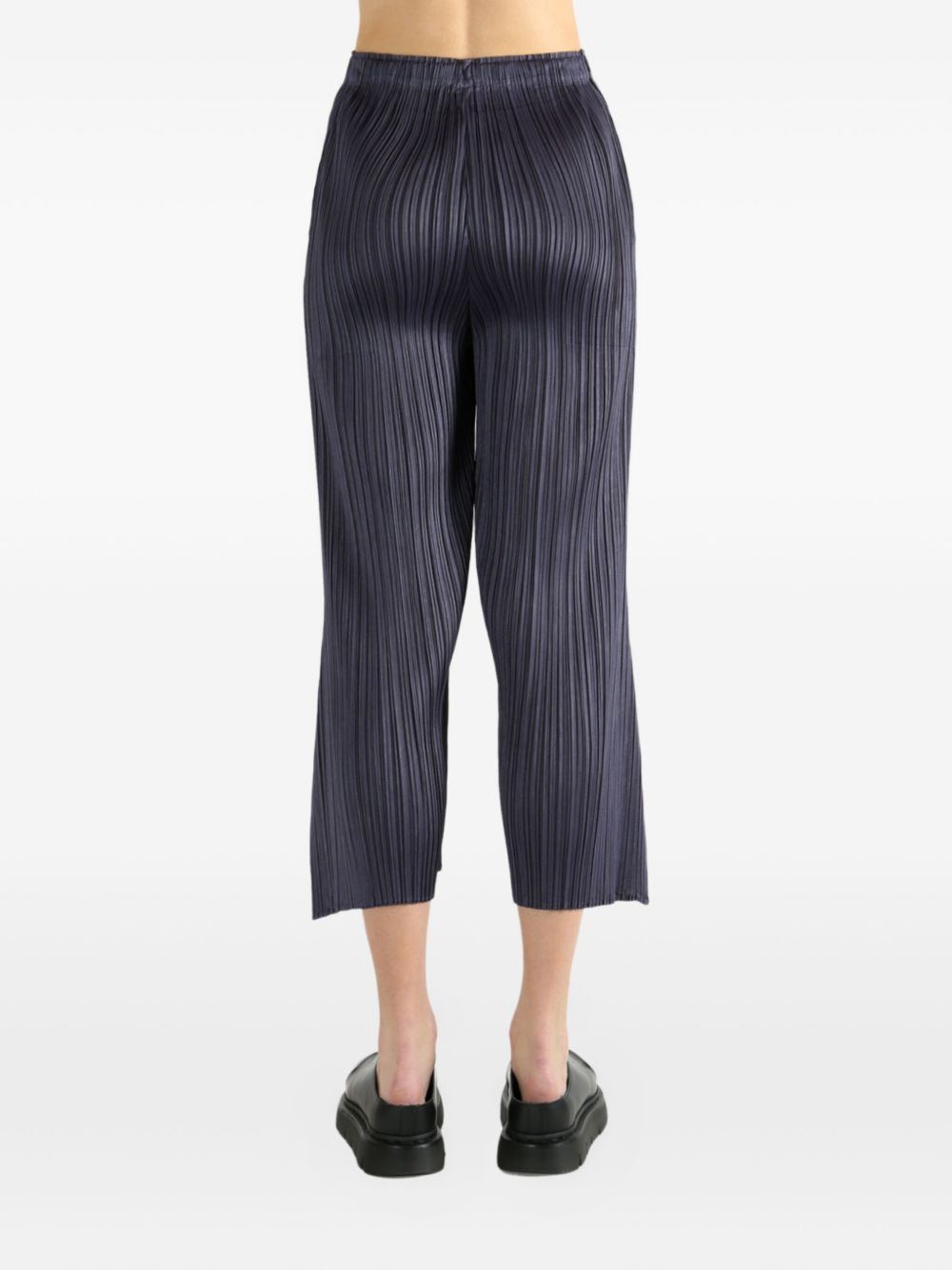 Pleats Please Issey Miyake Women Pleated Cropped Trousers - 4