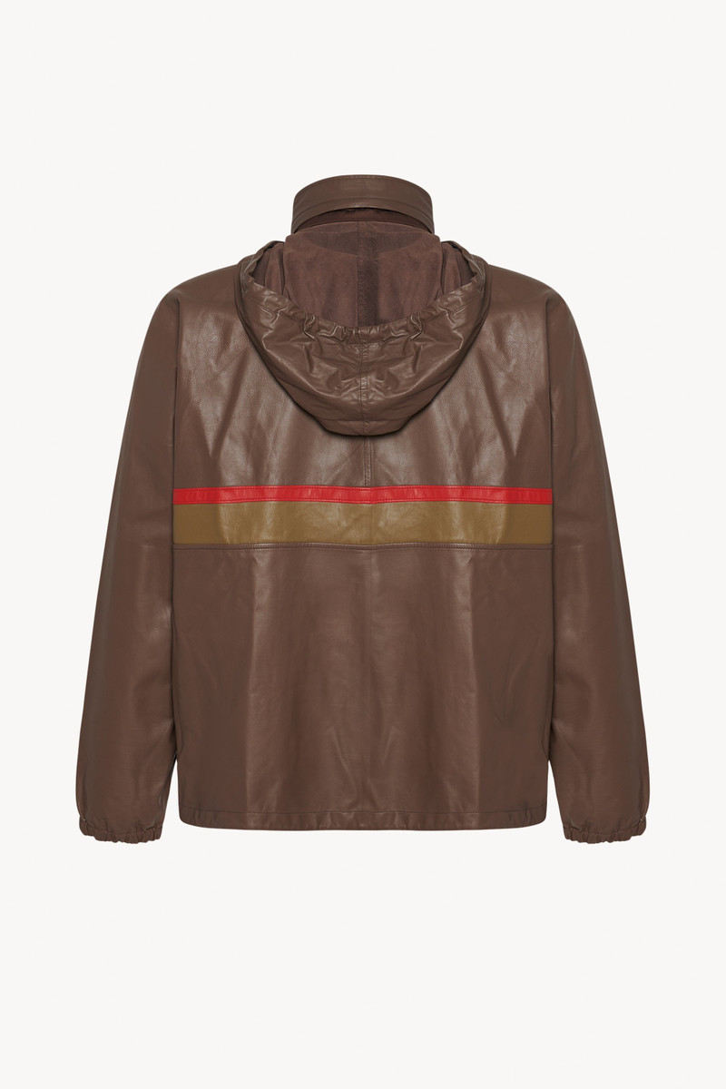 The Row Jilly Jacket in Leather outlook