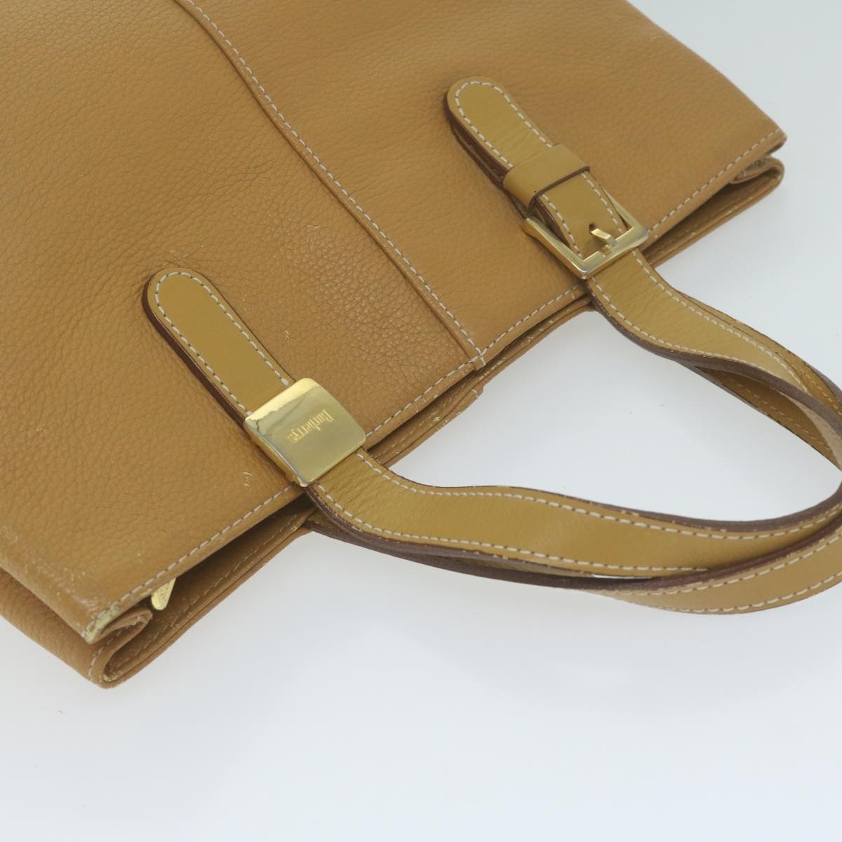 Burberry Tote Bag Leather Beige - 6