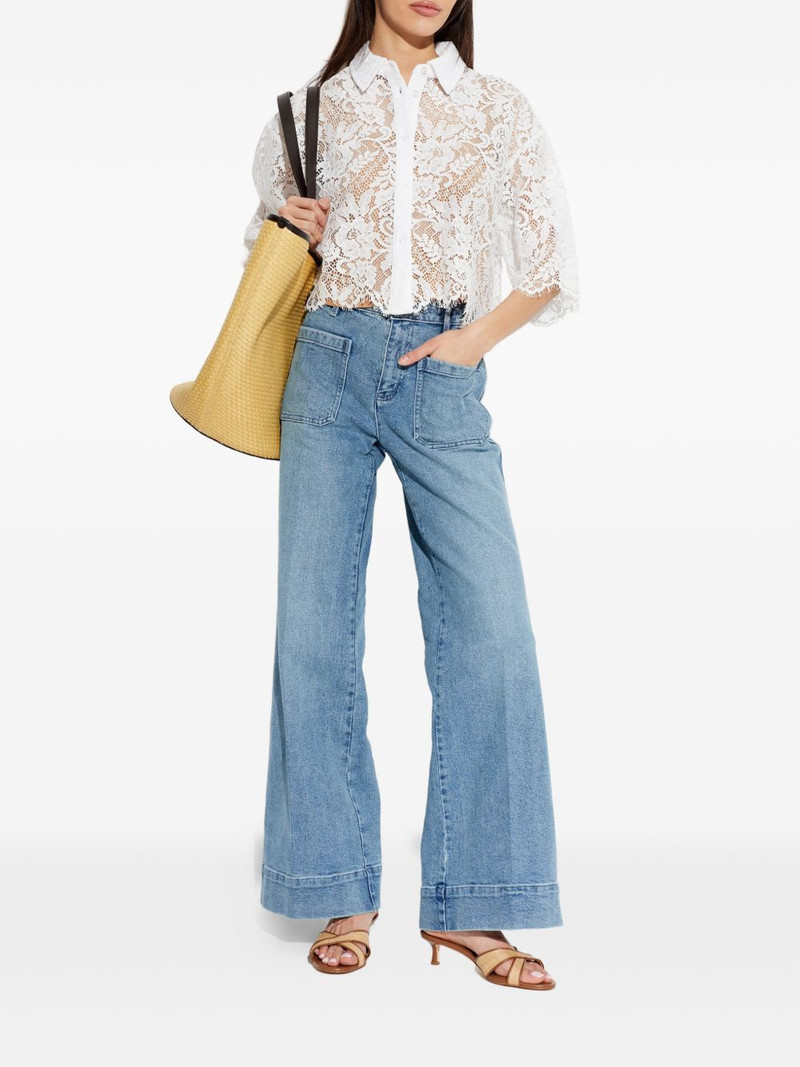 MICHAEL KORS lace button shirt outlook