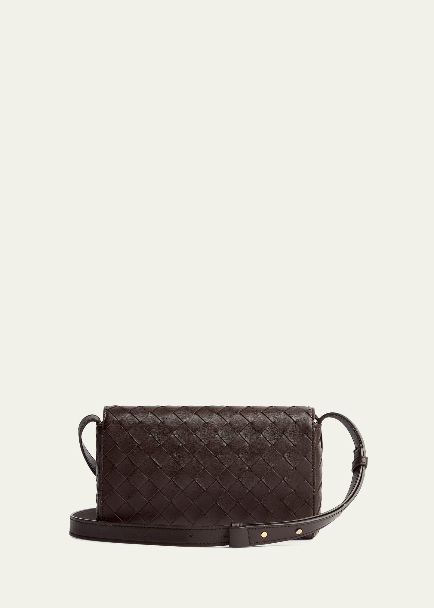 Andiamo Intrecciato Leather Shoulder Bag - 3