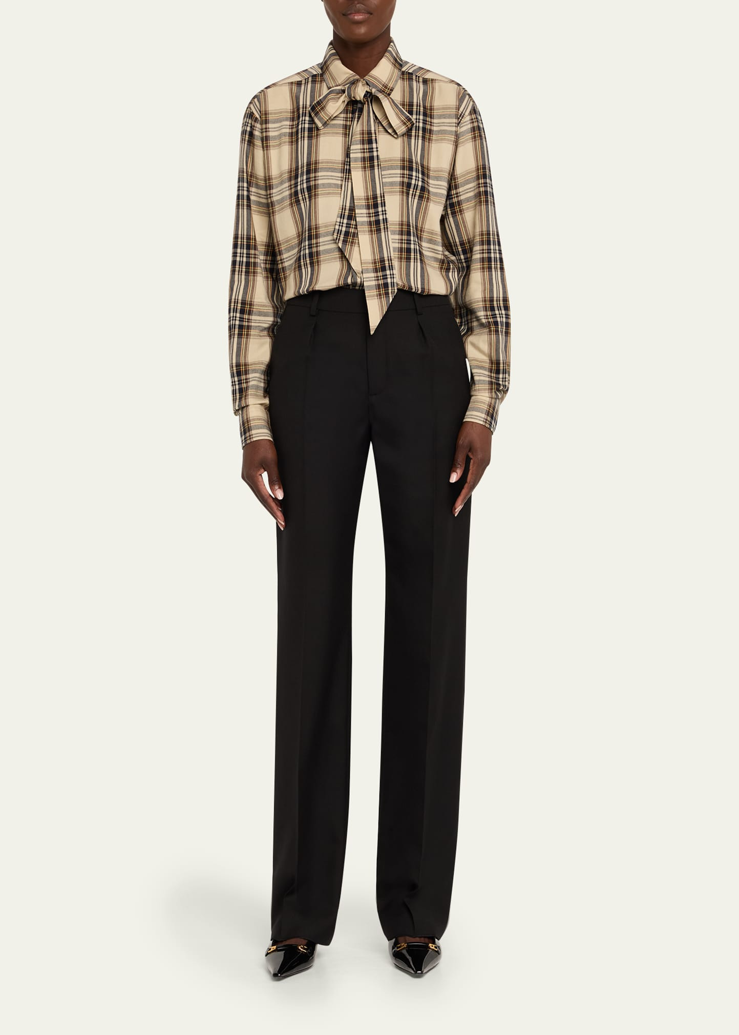Wool Straight-Leg Suiting Trousers - 2