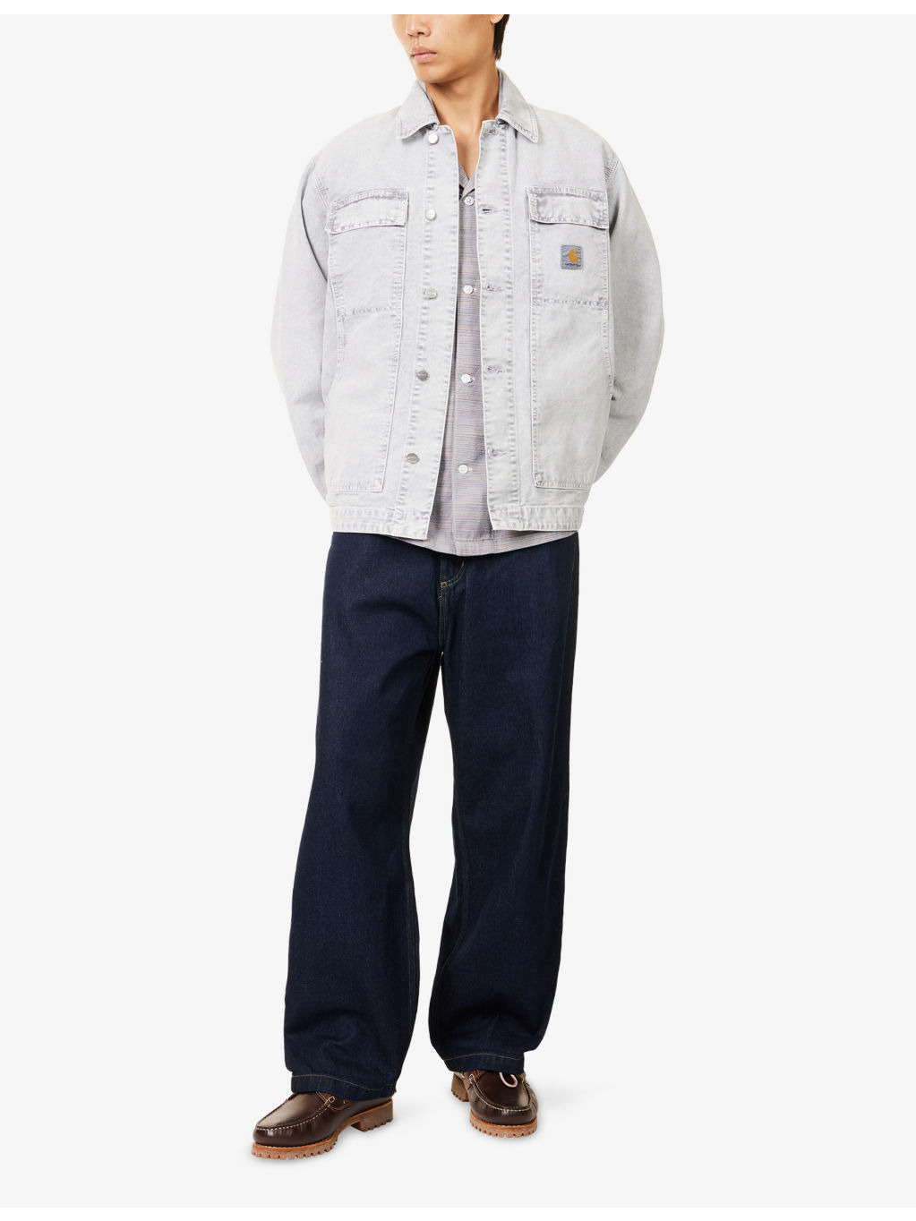Arctic Brand-Patch Cotton Denim Jacket - 2