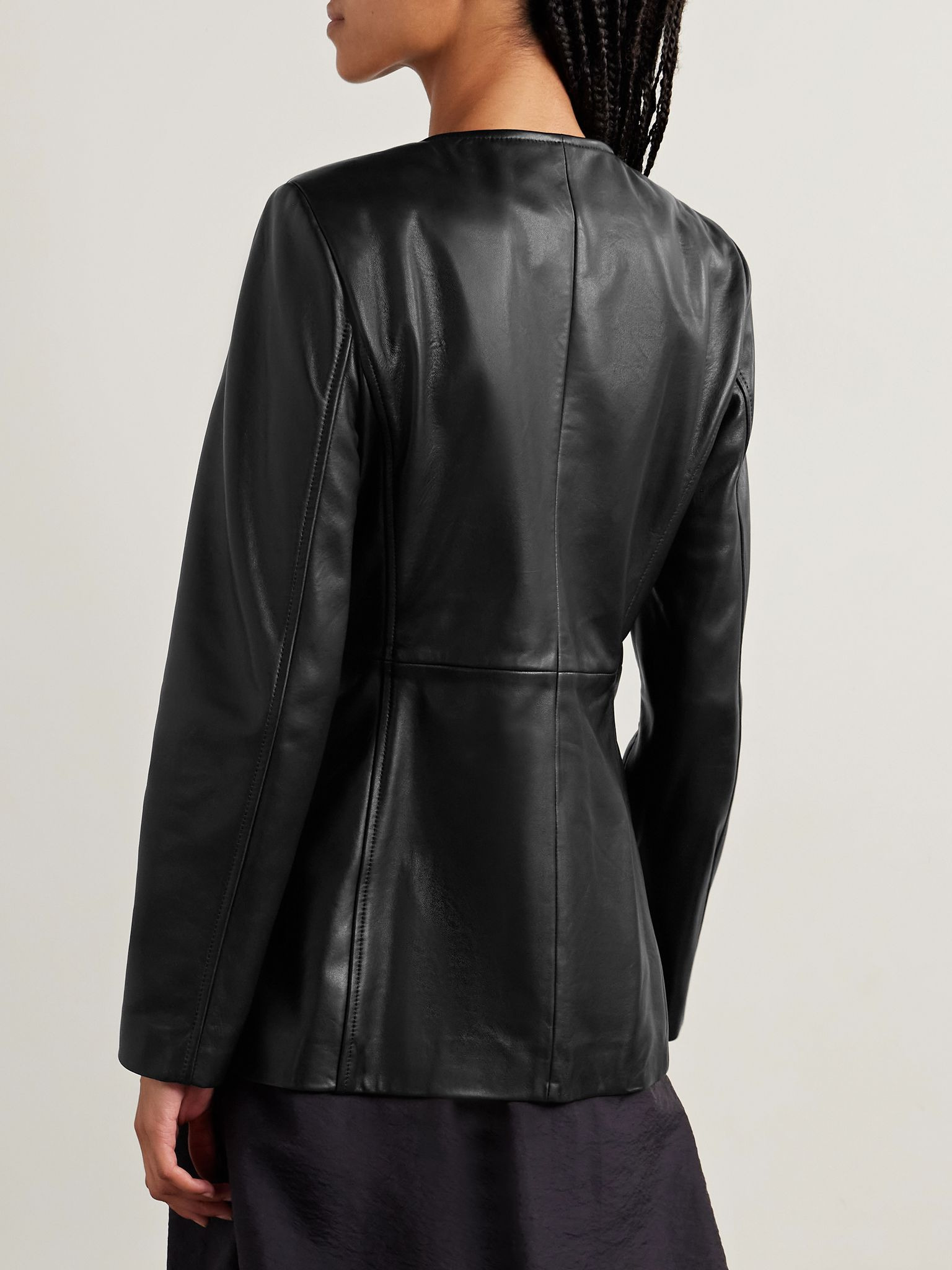 Vernes leather jacket Black - 3