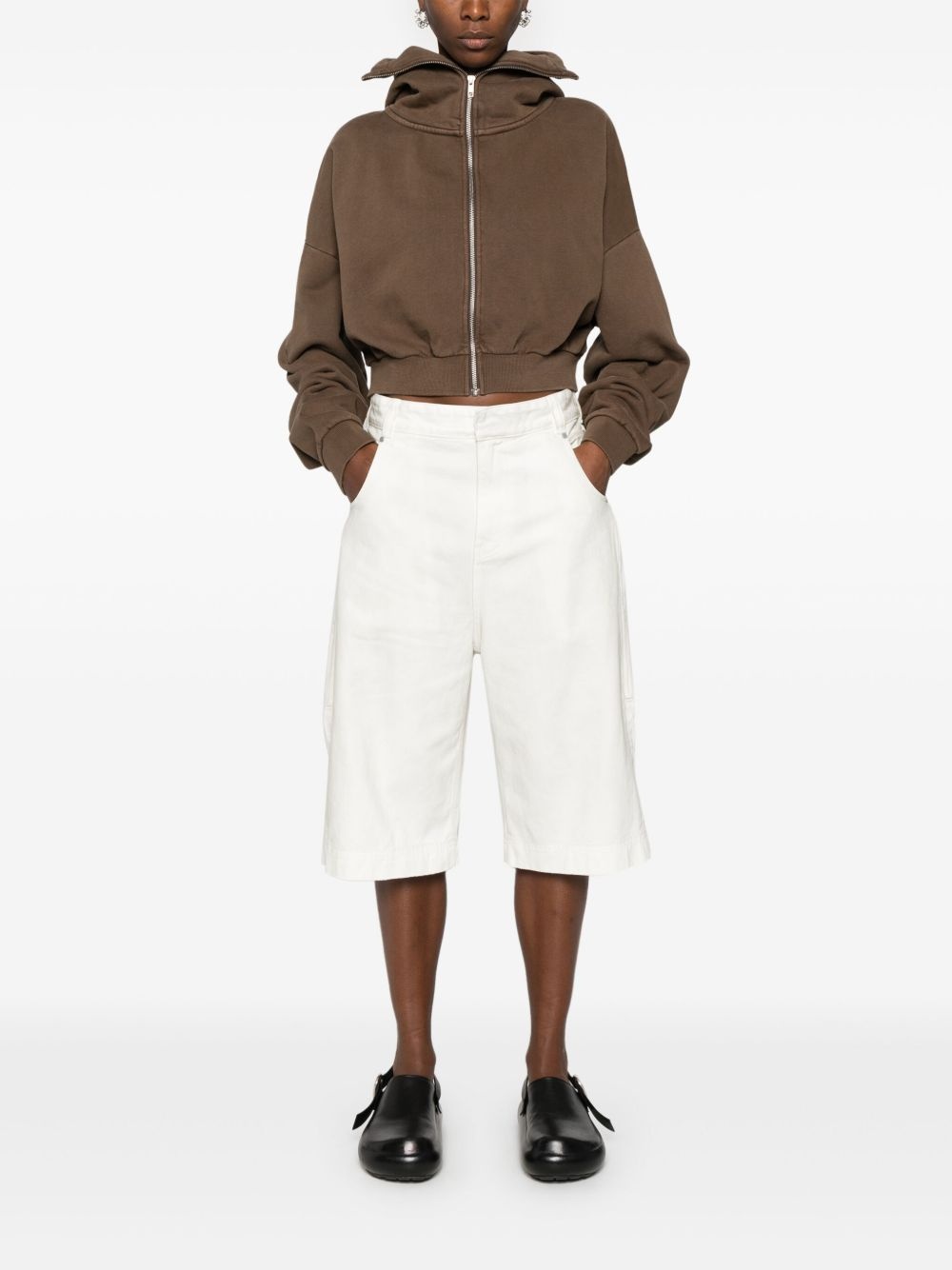 cropped hoodie - 2