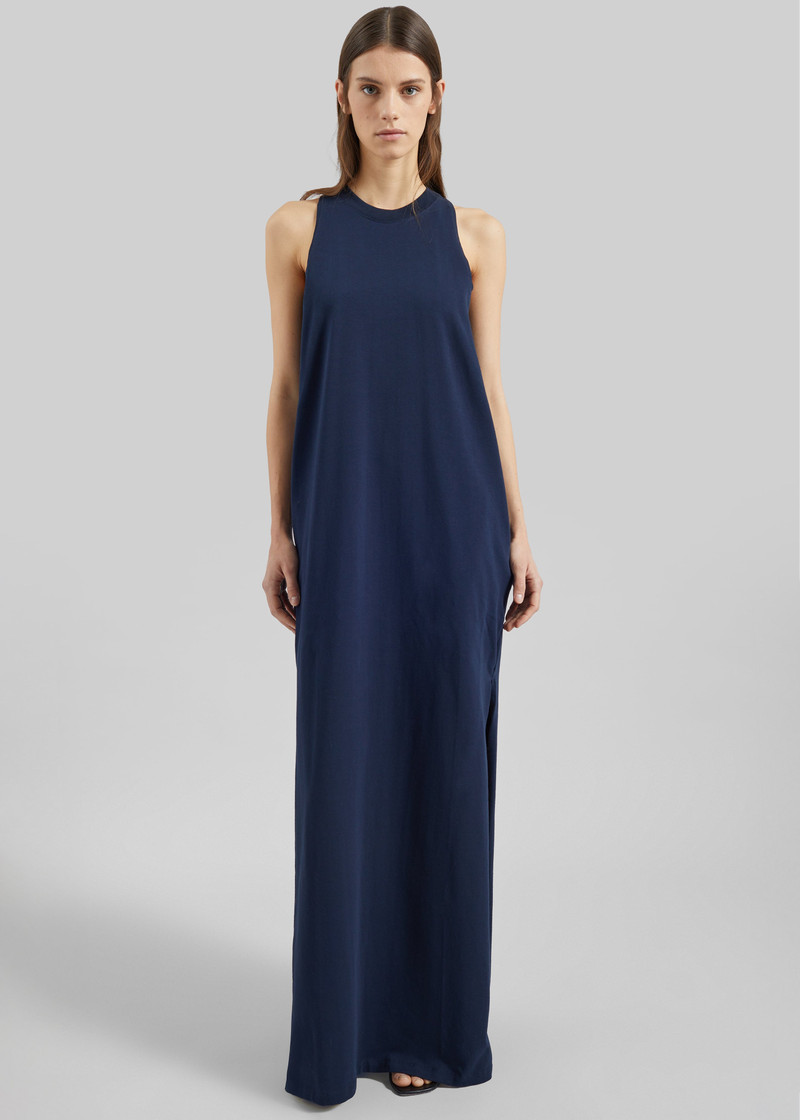 Darkpark Milla Jersey Dress - Dark Navy 3