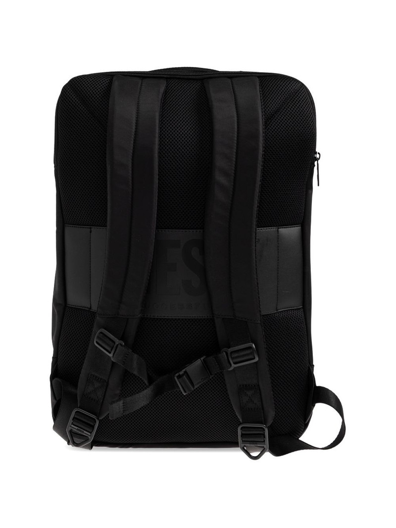 embossed logo backpack 4