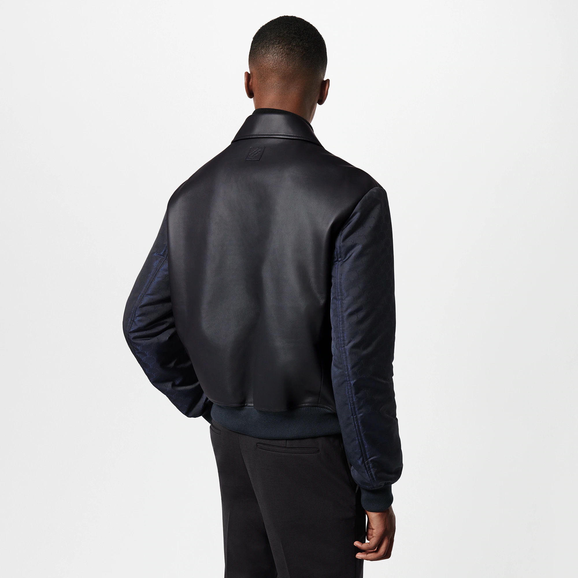 Leather Mix Blouson - 5