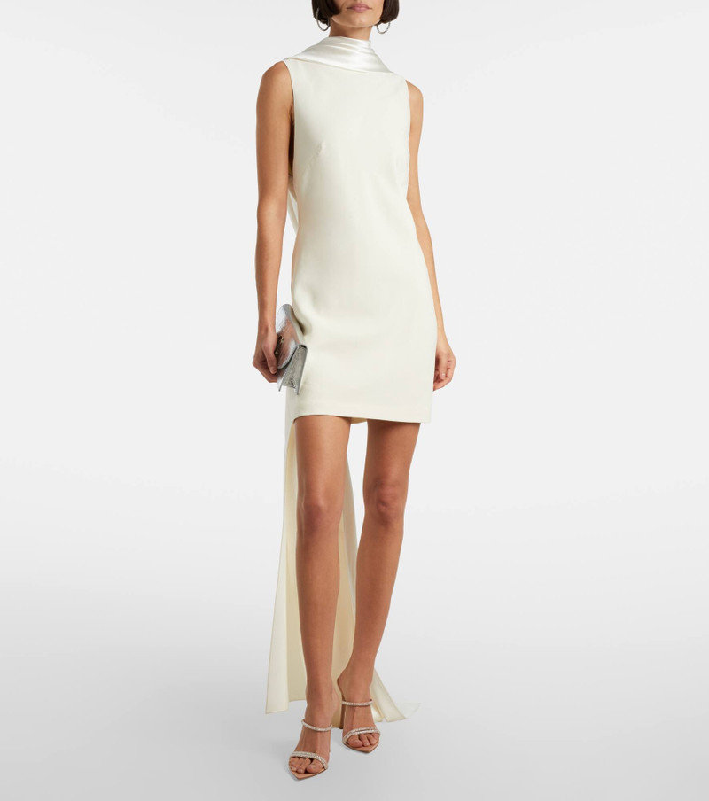 DANIELLE FRANKEL Bridal Mimi wool-blend minidress outlook