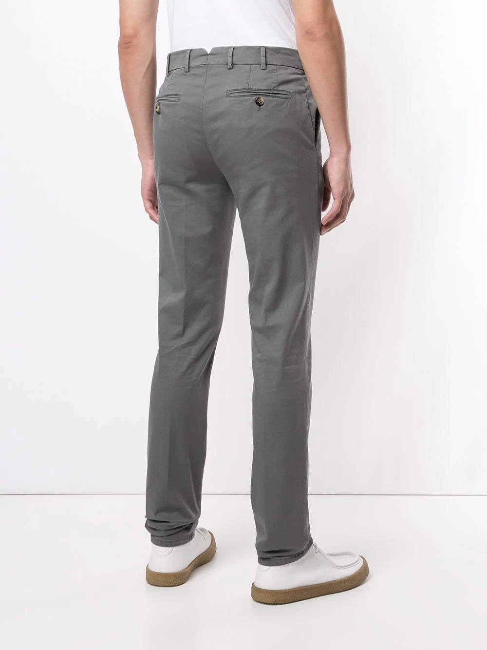 mid-rise slim chinos - 4