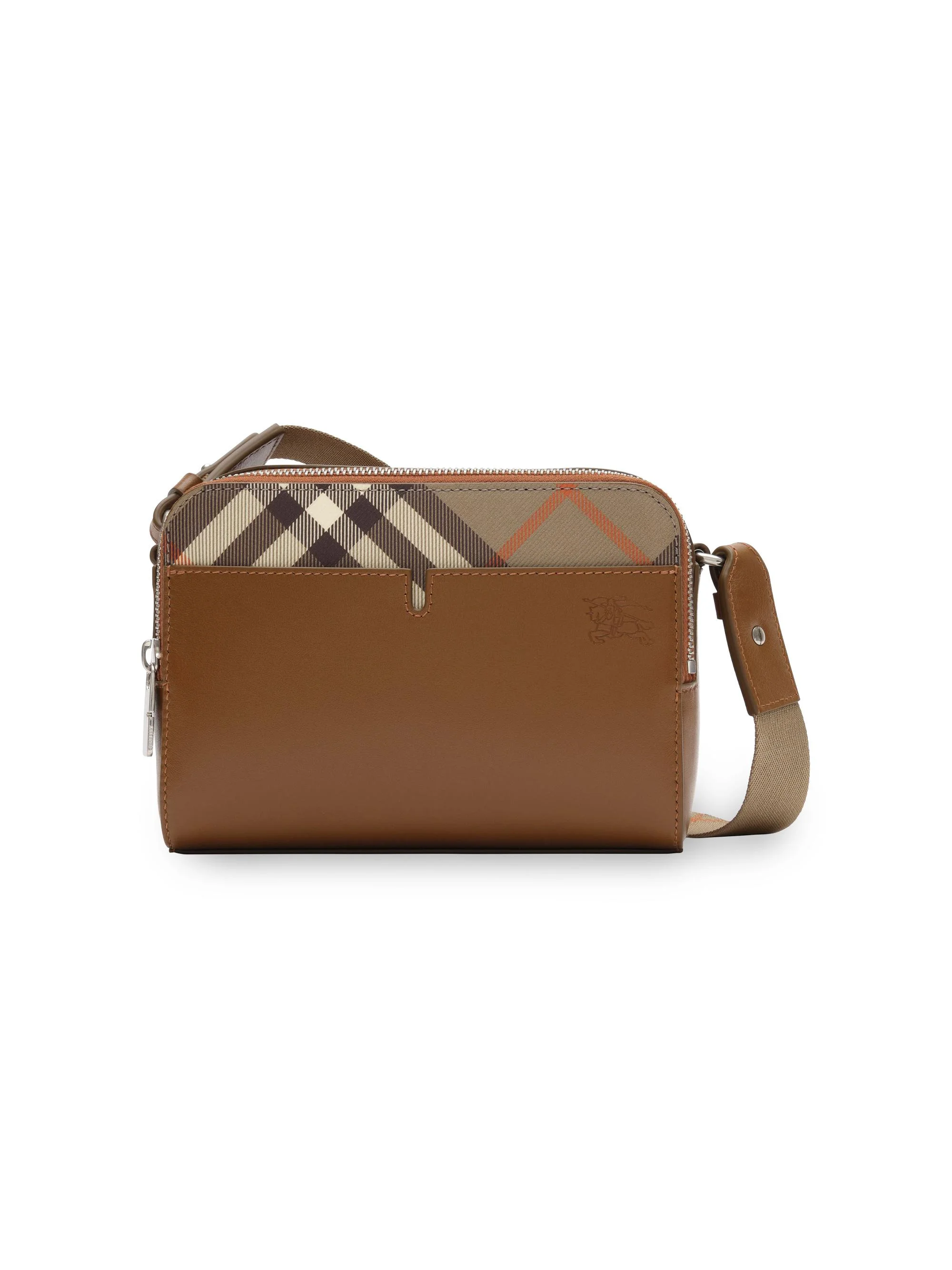Men's Pop Check Mini Case Crossbody Bag - Finch Brown Hazel - 1