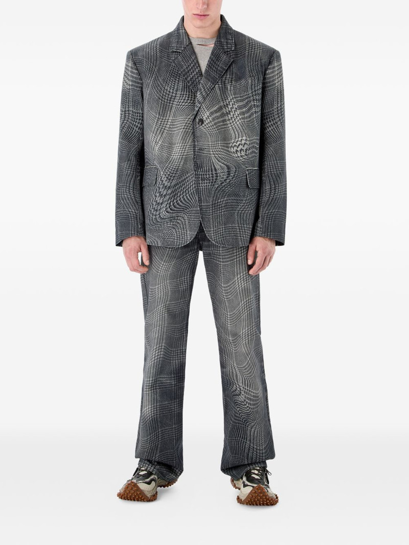 CAMPERLAB checked blazer outlook