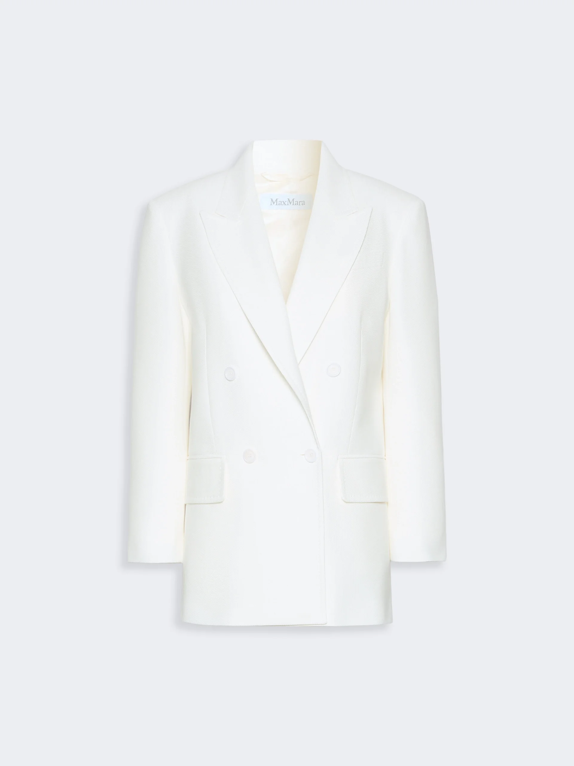 SCATOLA Piqué jersey Olimpia Jacket - WHITE - 1