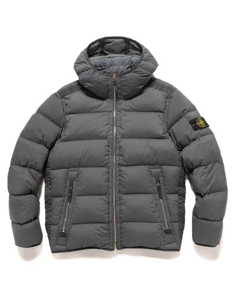 Seamless Tunnel Nylon Down-TC Jacket LEAD GREY - 1