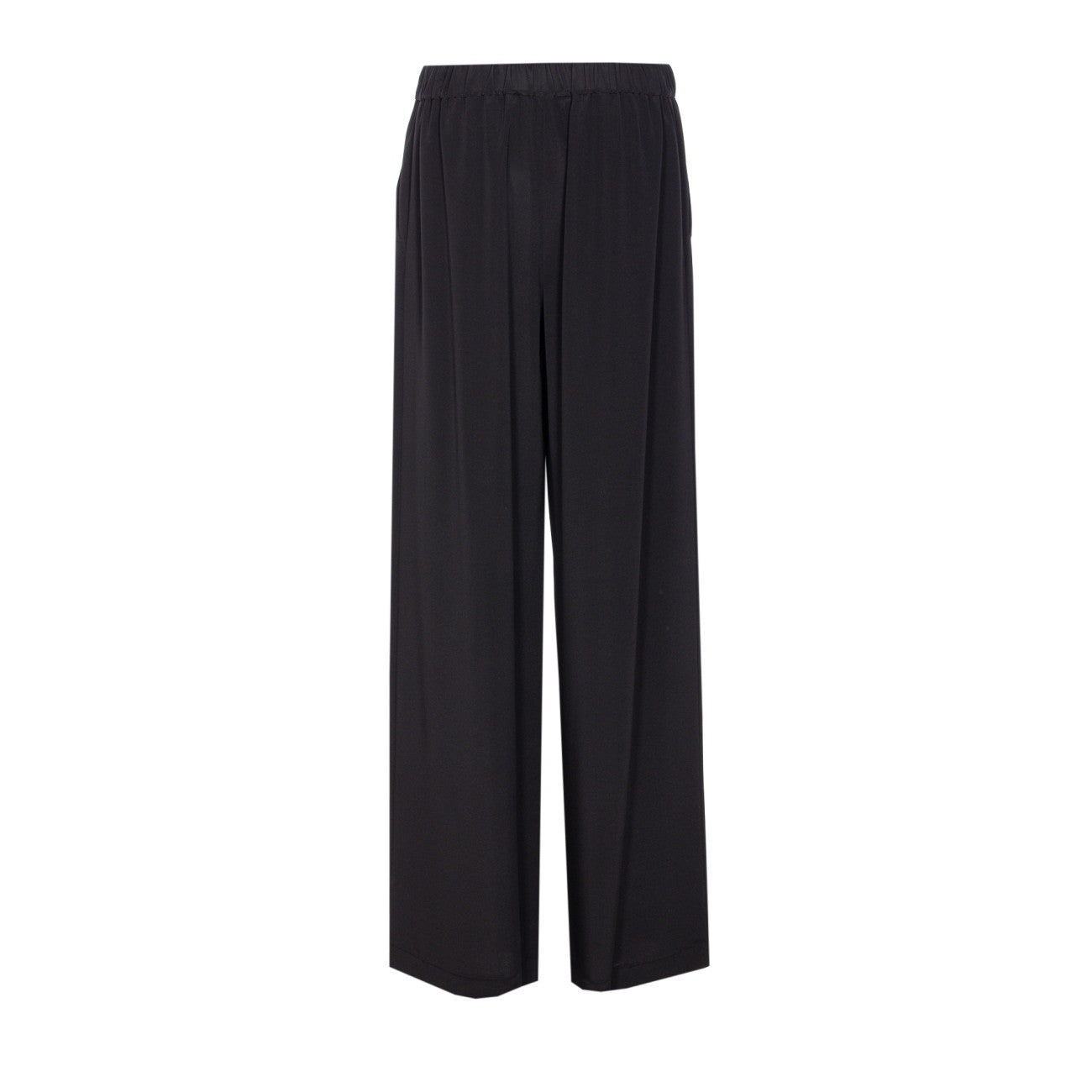 Max Mara Women Bonn Comfort Trousers In Crepe De Chine Stretch - 2