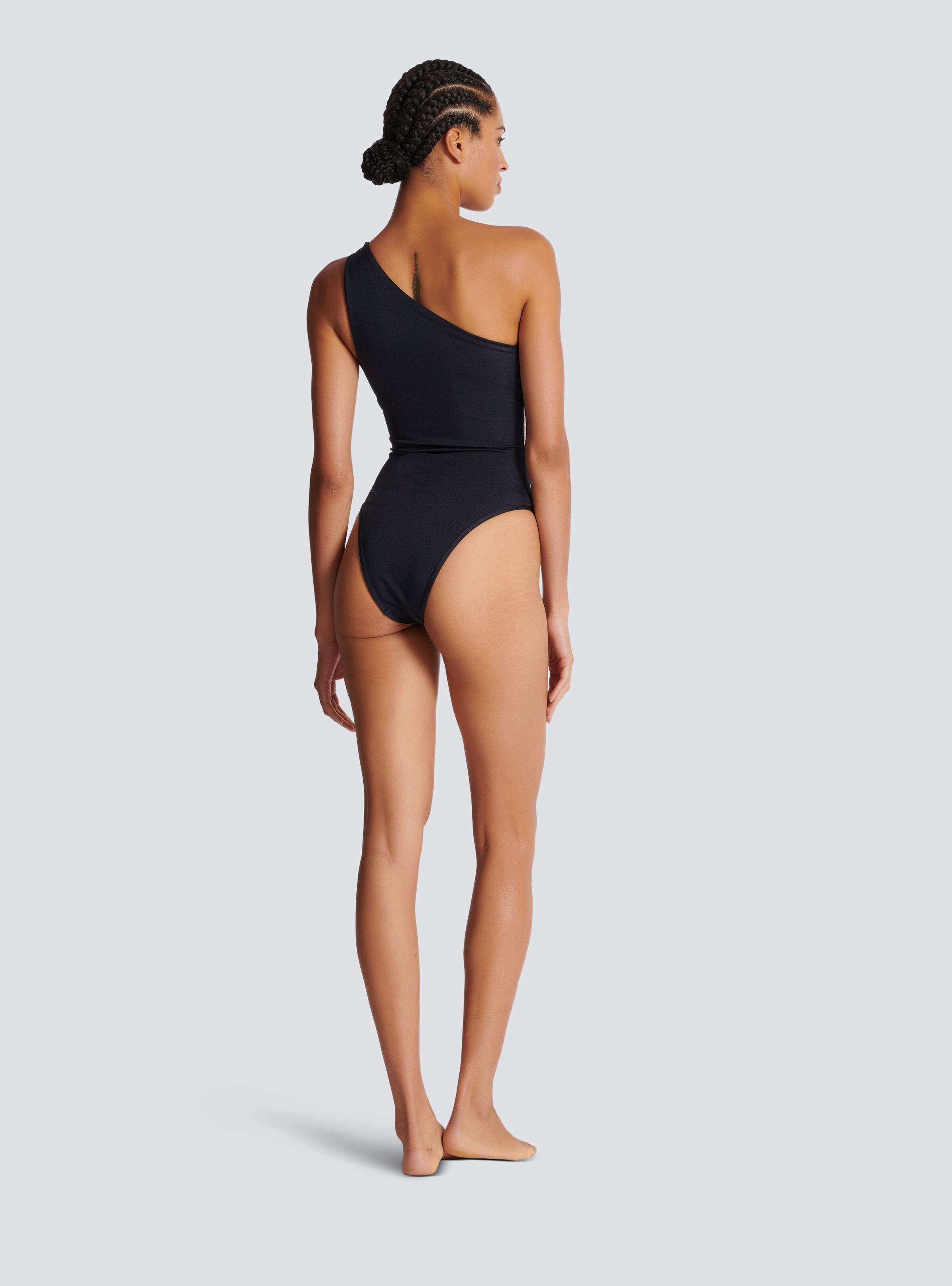 Asymmetric Balmain swimsuit - 4