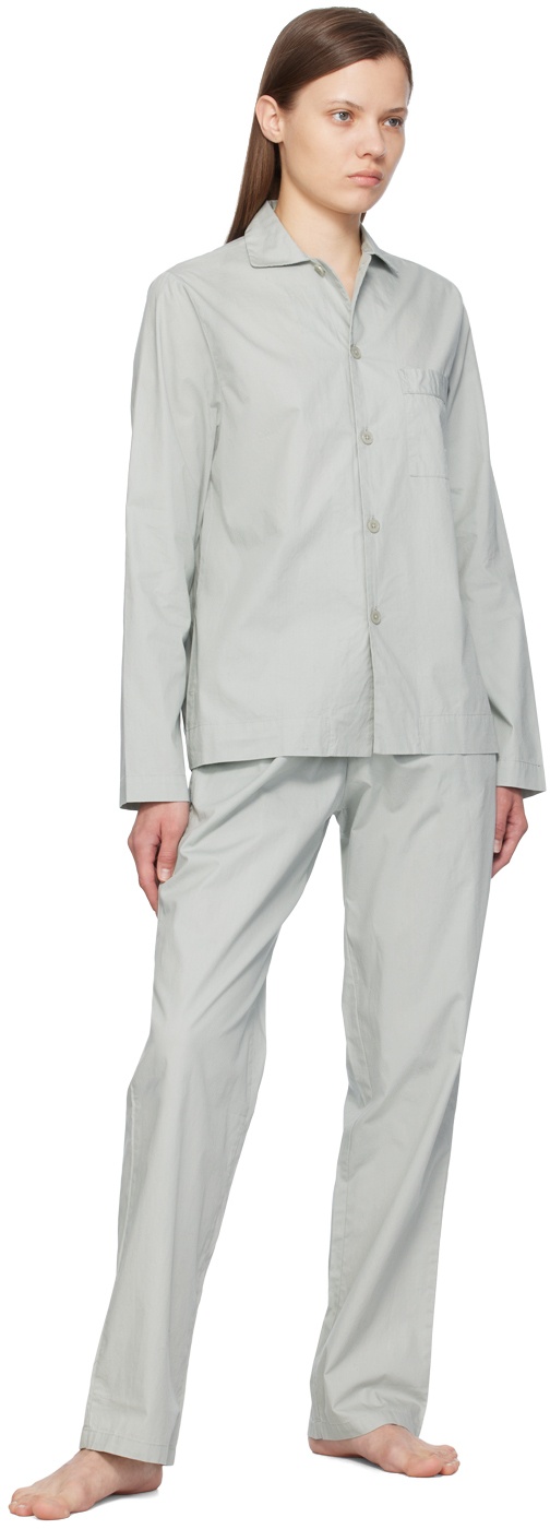 Khaki Lounge Pyjama Shirt - 4