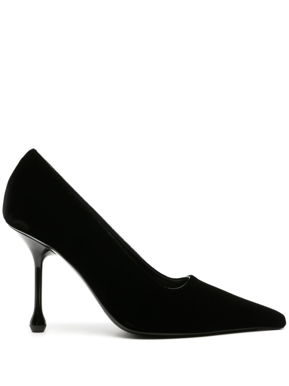 Ixia 95mm velvet pumps - 1