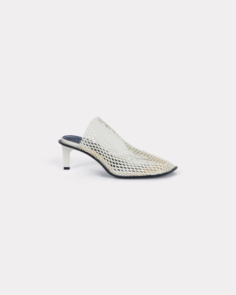'KENZO-Shomi' heeled mules in perforated leather - 1