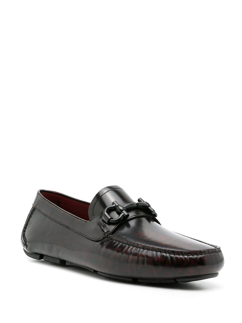 FERRAGAMO leather penny loafers outlook