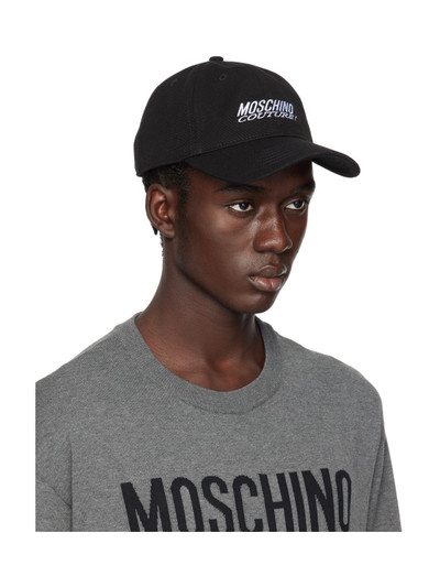 Moschino Black Embroidered Cap outlook